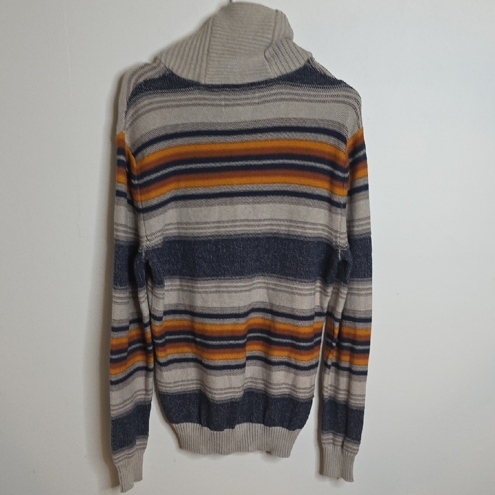 Sun + Stone Multicolor Striped Turtleneck Sweater - Picture 6 of 6